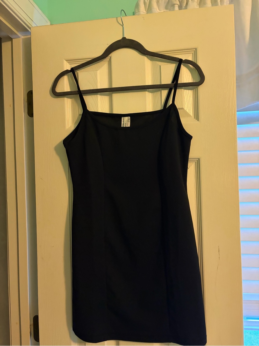 Classic Black Spaghetti Strap Dress